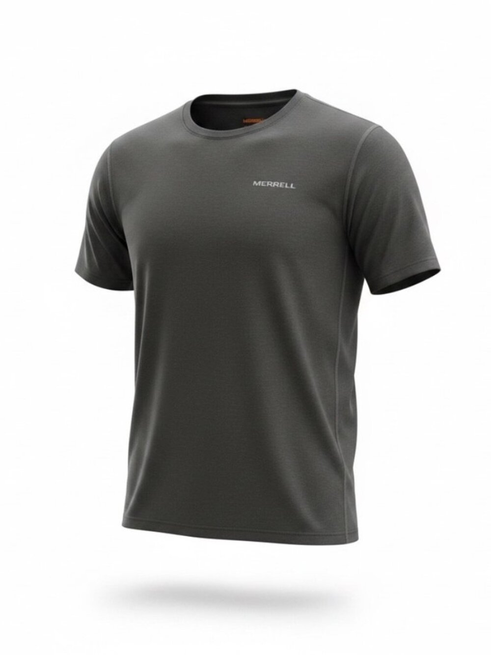 Merrell Men's Horizon Tencel Tee Black Size Large Short Sleeve Active Shirt